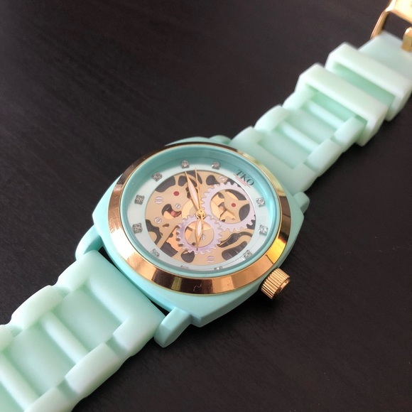 TKO Orlogi Mint Milano Skeleton Rubber Watch - Picture 5 of 8